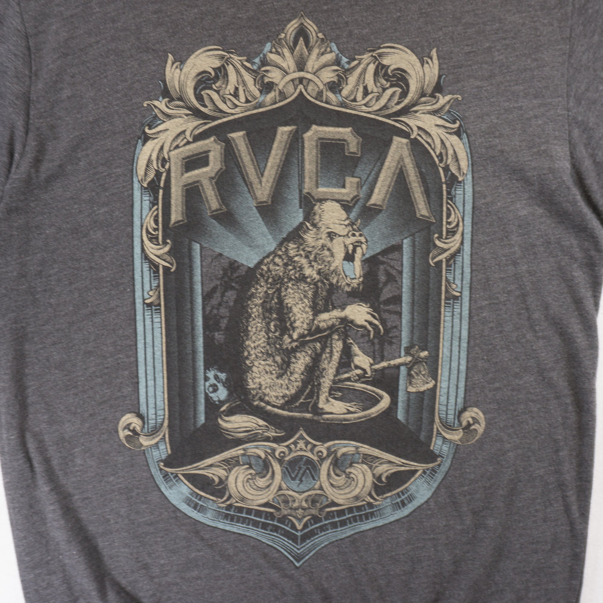 RVCA Y2K Сива Тениска с Графика