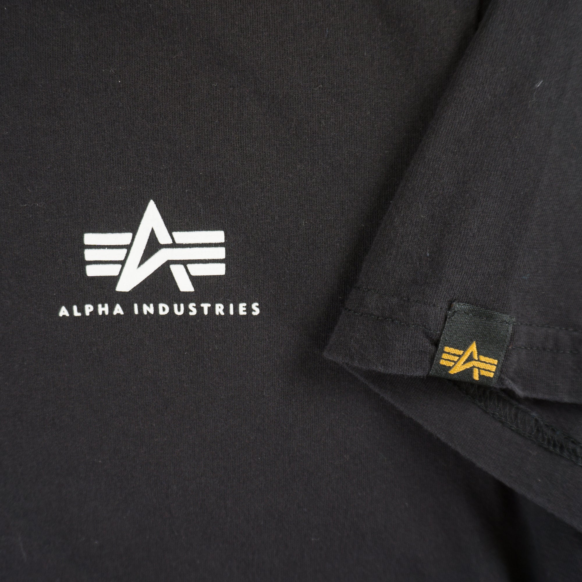 Alpha Industries Черна Тениска