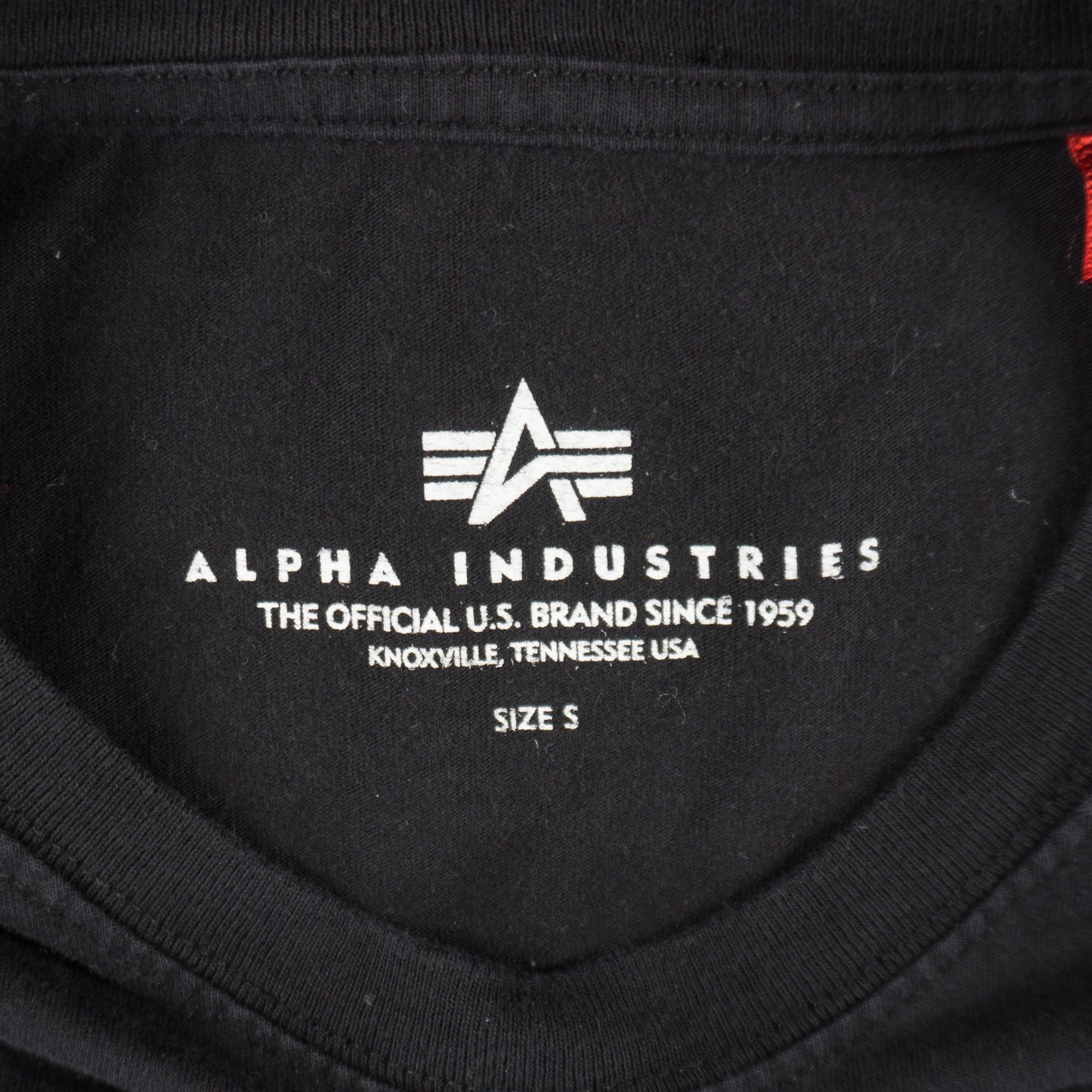 Alpha Industries Черна Тениска