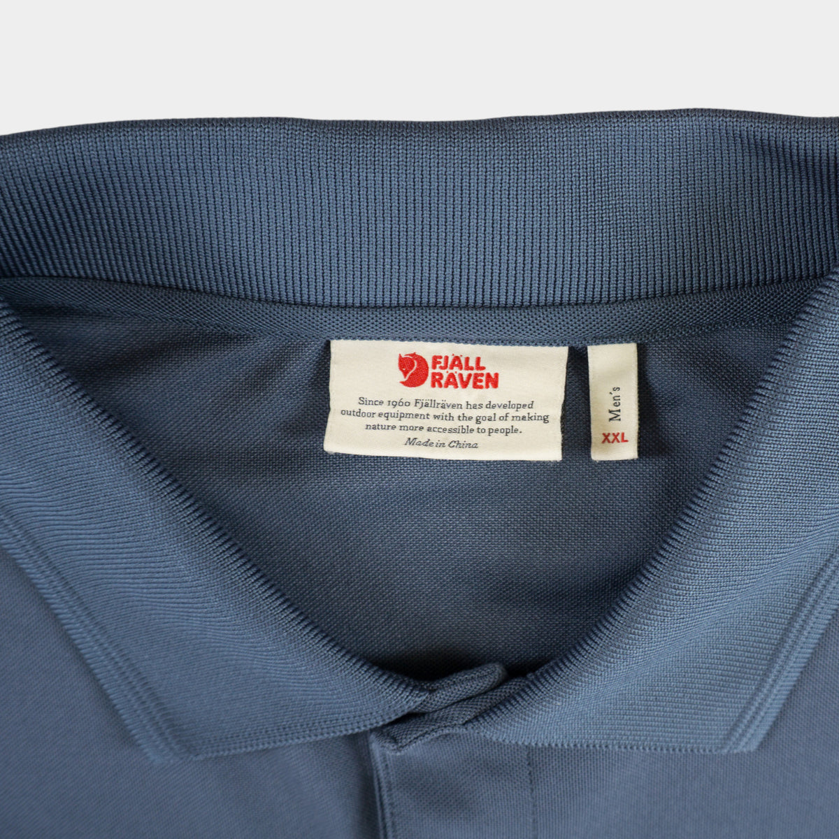 Fjallraven Сива Тениска с Яка