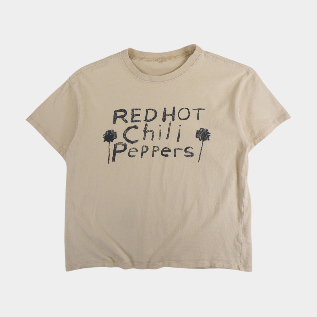 H&M X Red Hot Chili Peppers Бежова Тениска
