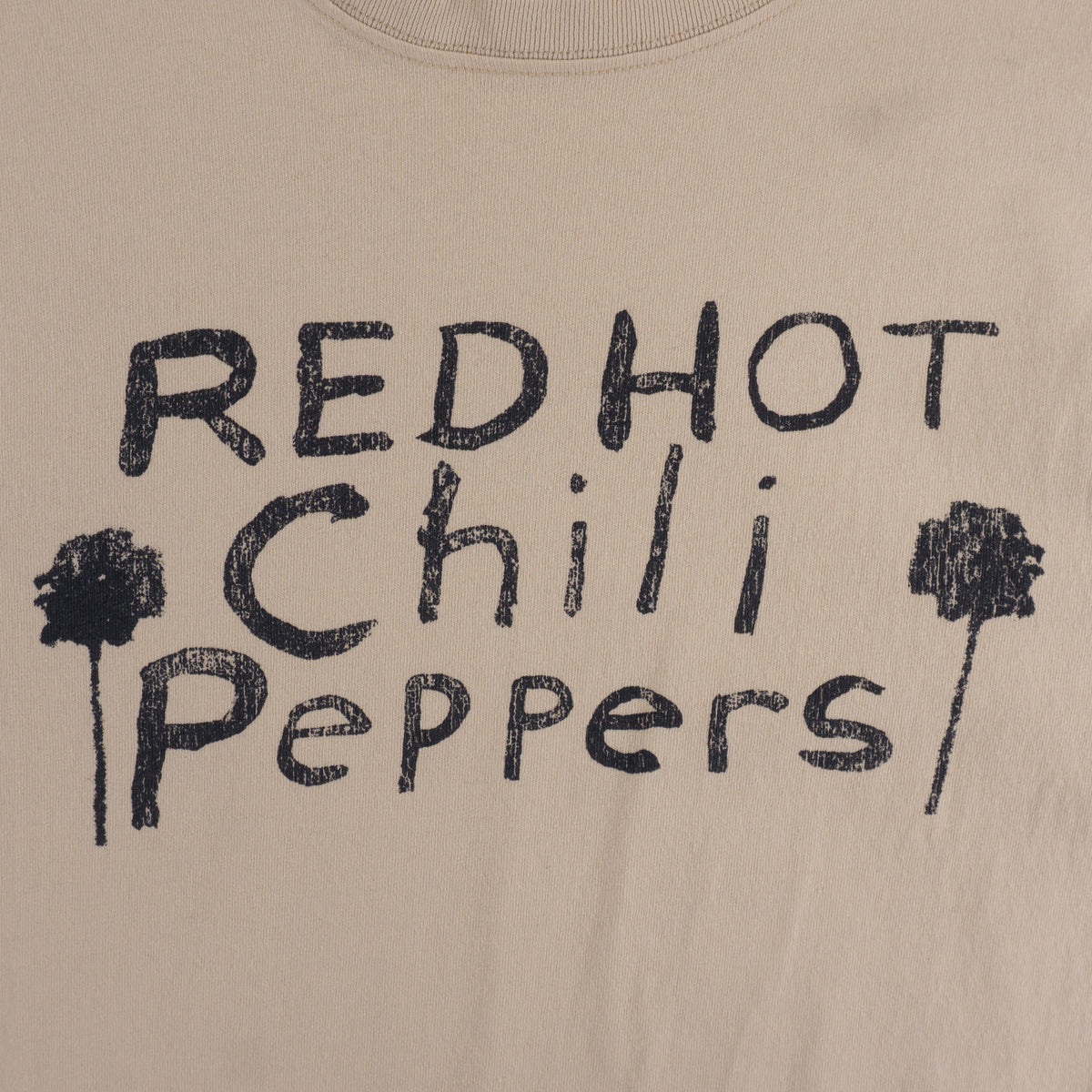 H&M X Red Hot Chili Peppers Бежова Тениска