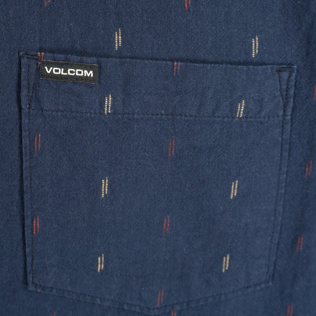 Volcom Синя Риза с Къс Ръкав