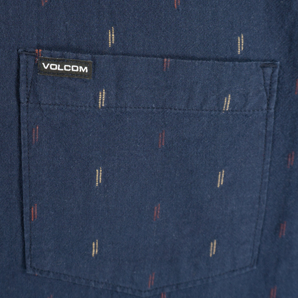 Volcom Синя Риза с Къс Ръкав