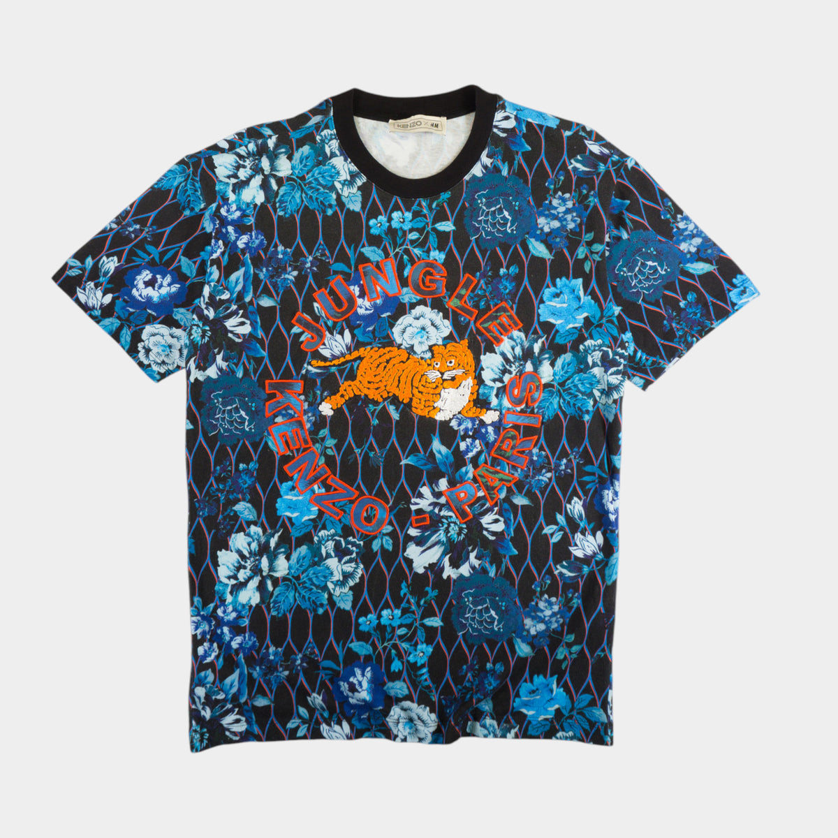 Kenzo X H&M Синя Тениска