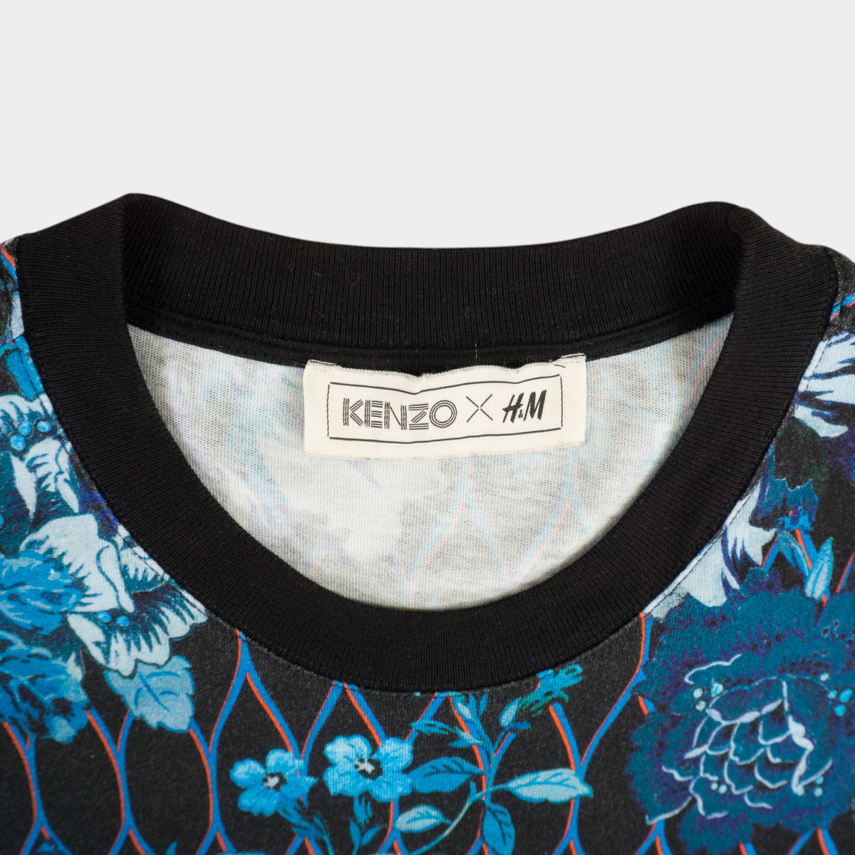 Kenzo X H&M Синя Тениска