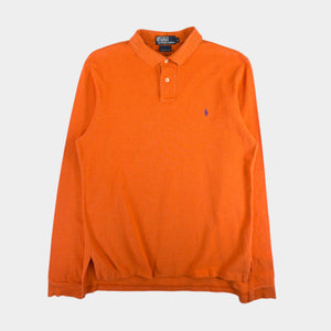 Polo Ralph Lauren Винтидж 2000-те Оранжева Блуза с Яка