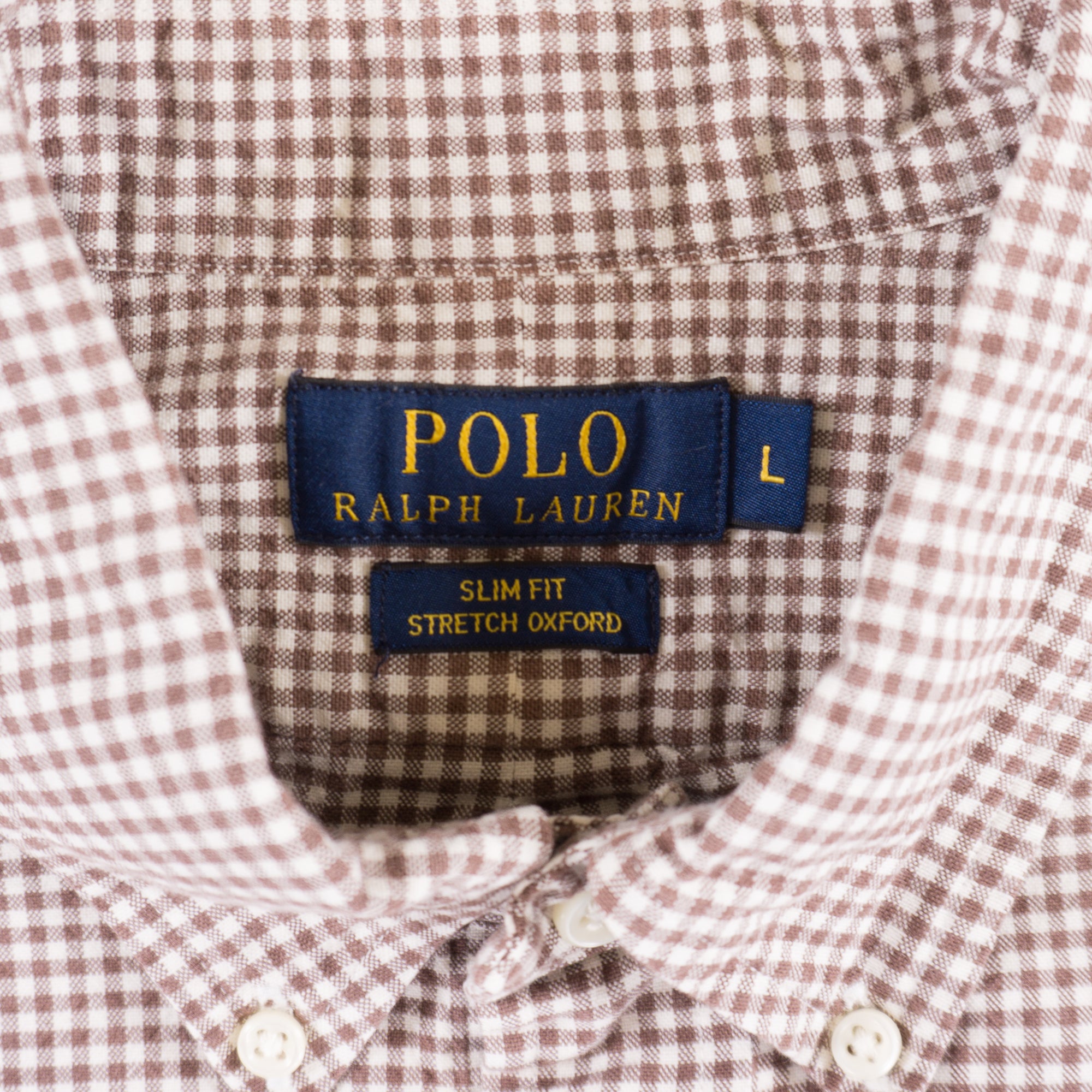 Polo Ralph Lauren Карирана Риза с Дълъг Ръкав