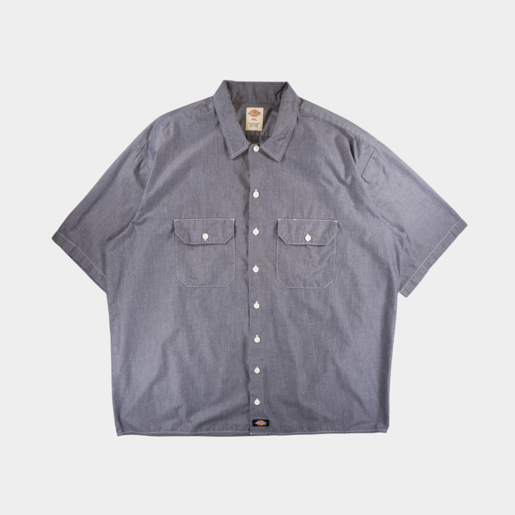 Dickies Сива Риза с Къс Ръкав