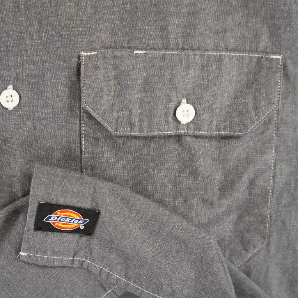 Dickies Сива Риза с Къс Ръкав