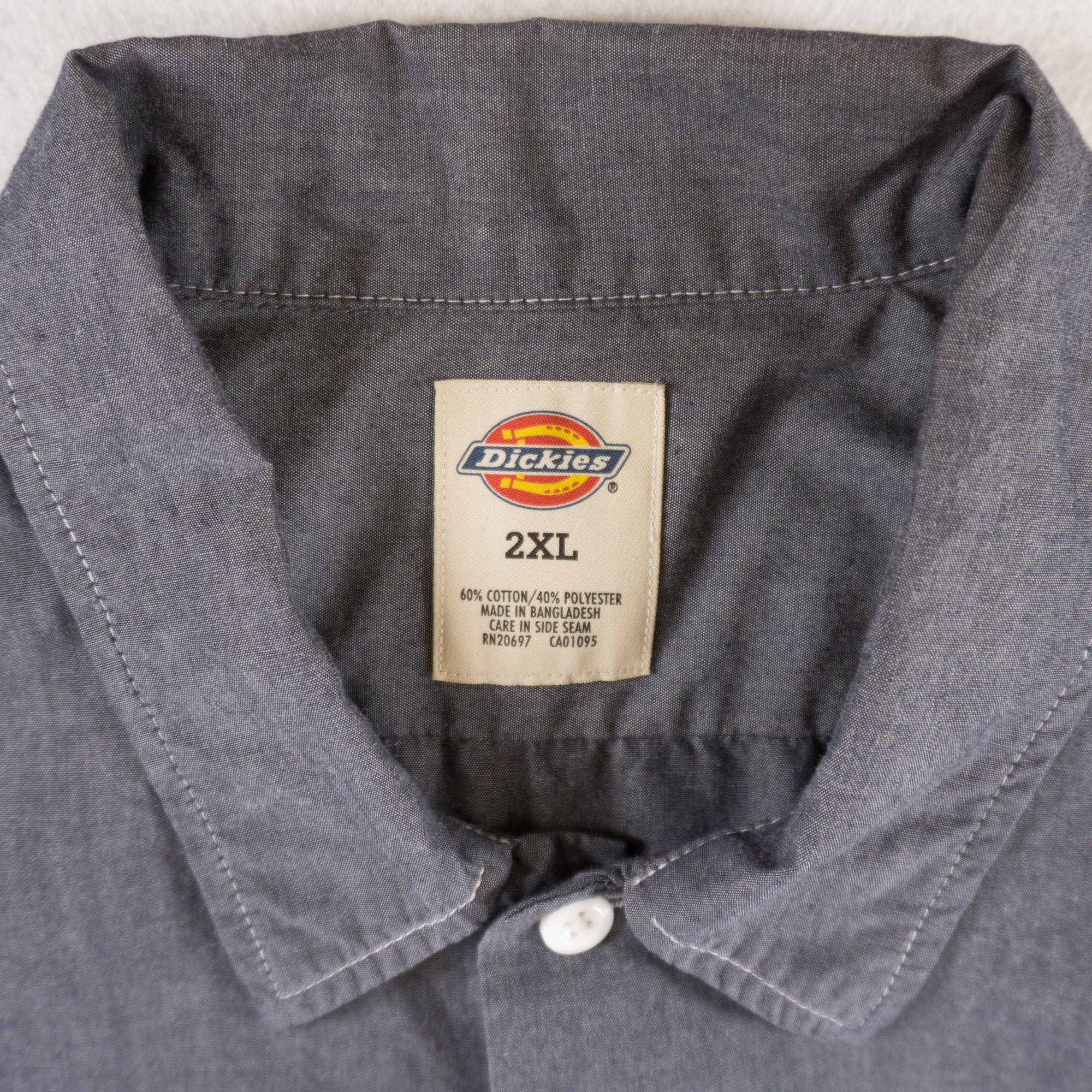 Dickies Сива Риза с Къс Ръкав