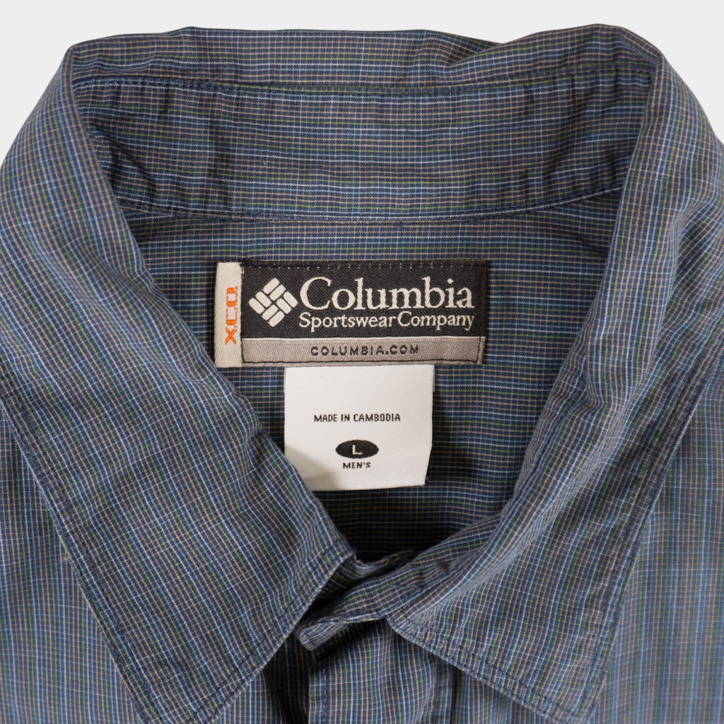 Columbia Сива Риза с Къс Ръкав