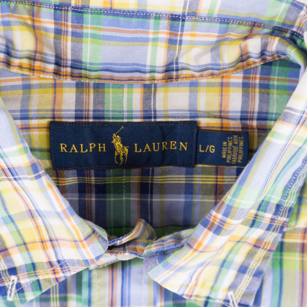 Ralph Lauren Карирана Риза с Дълъг Ръкав