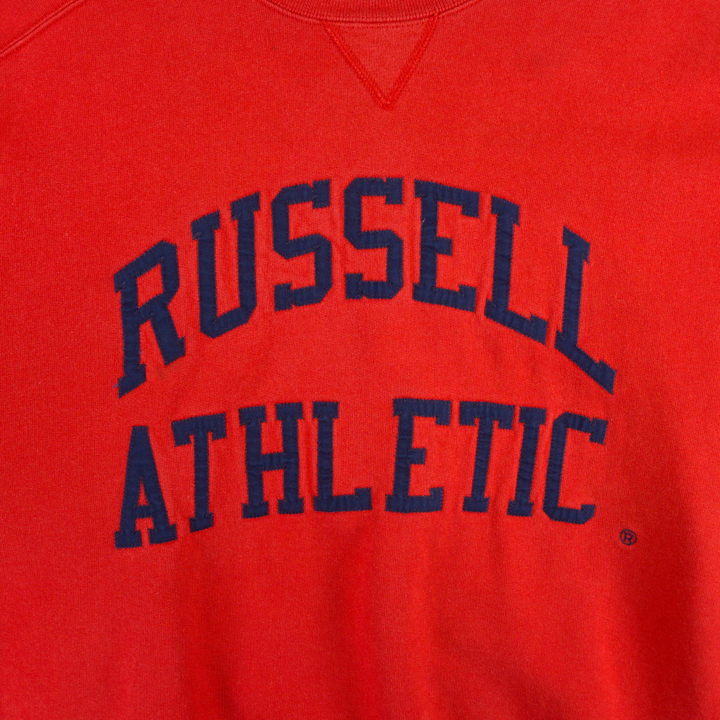 Russell Athletic Винтидж 90-те Червена Блуза