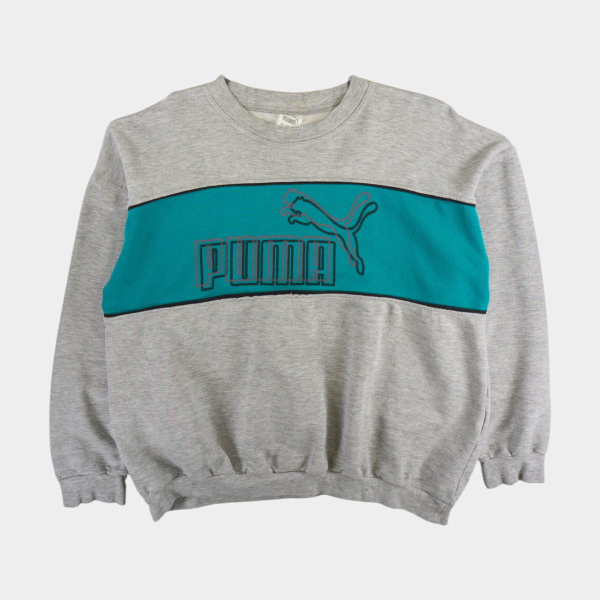 Puma Винтидж 90-те Сива Блуза