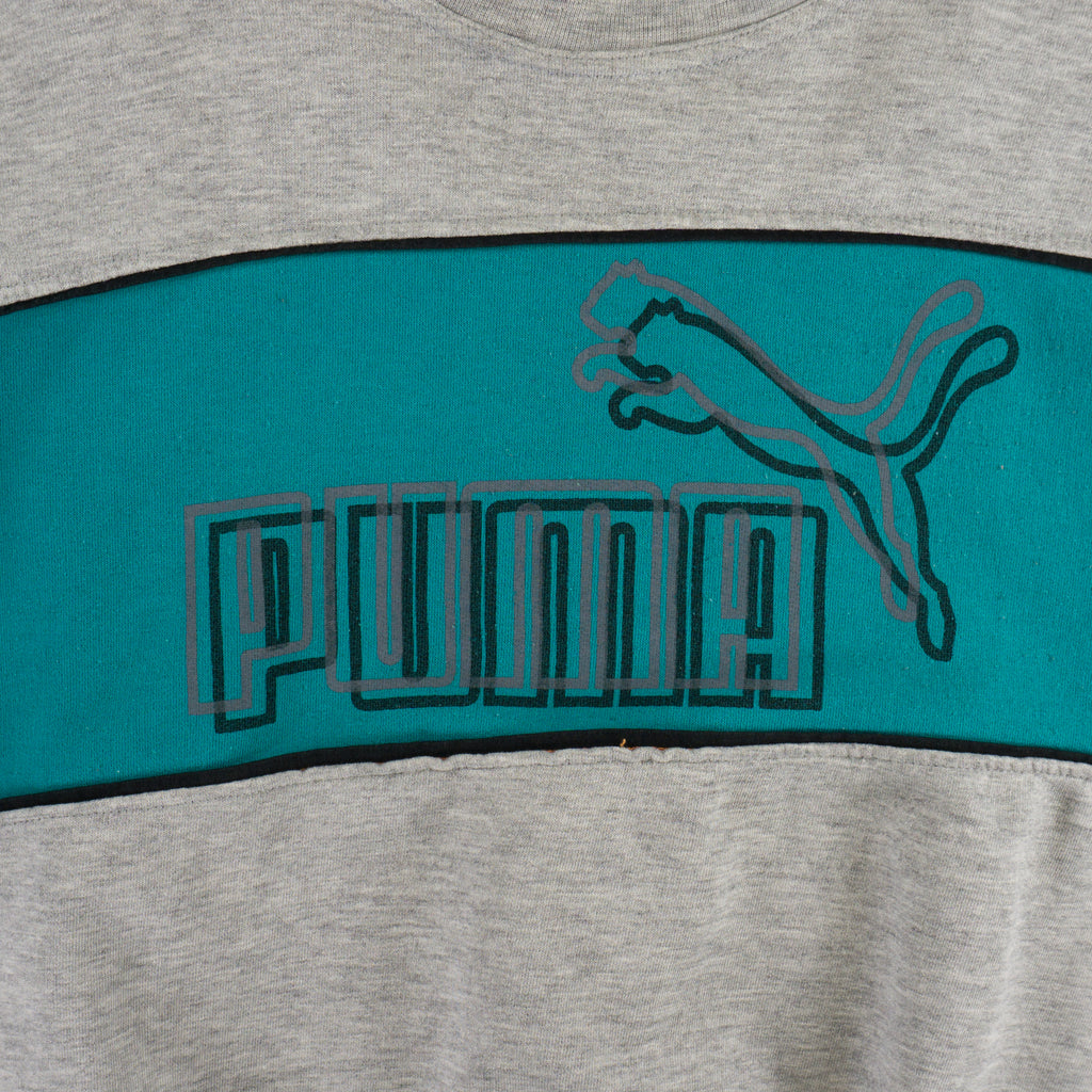 Puma Винтидж 90-те Сива Блуза