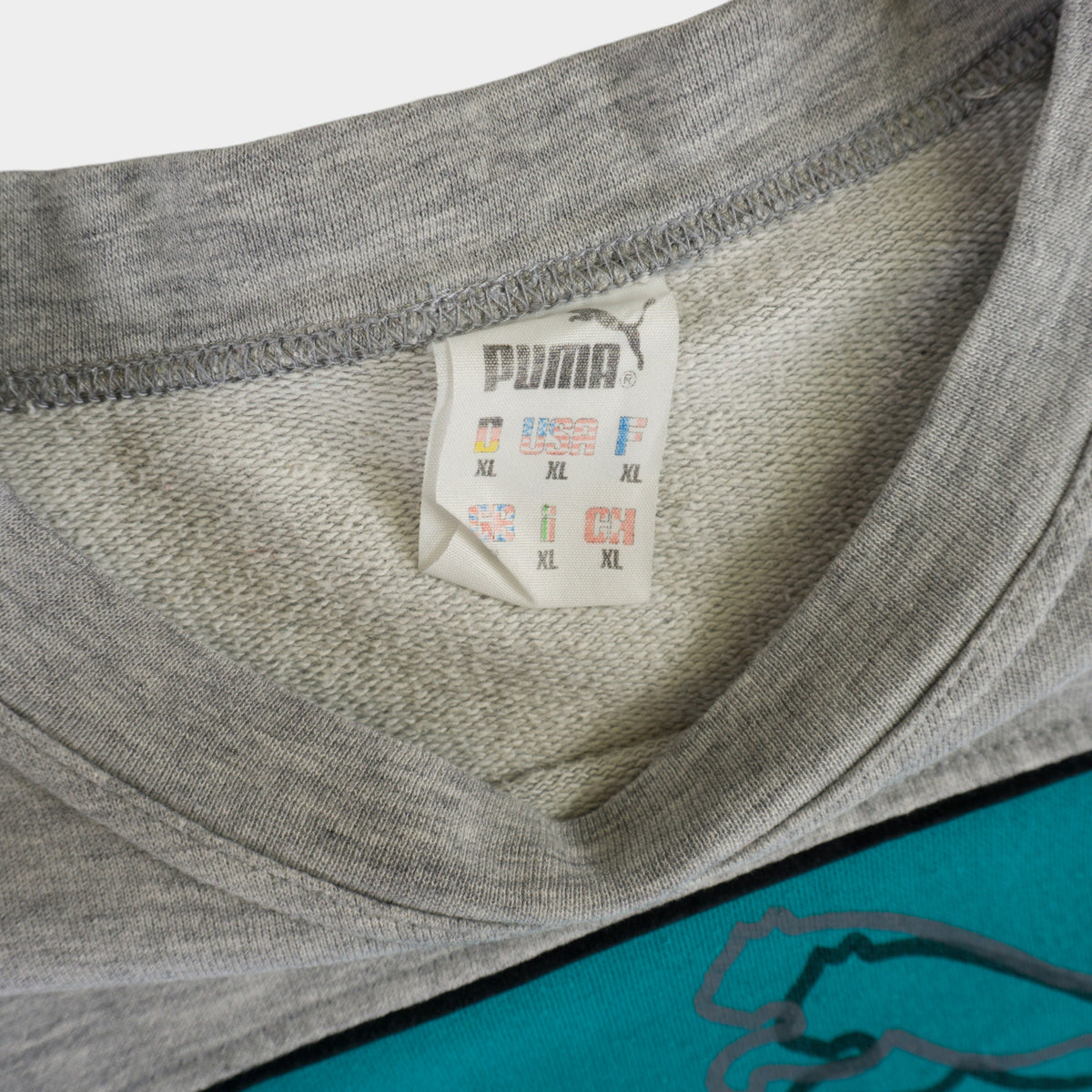 Puma Винтидж 90-те Сива Блуза