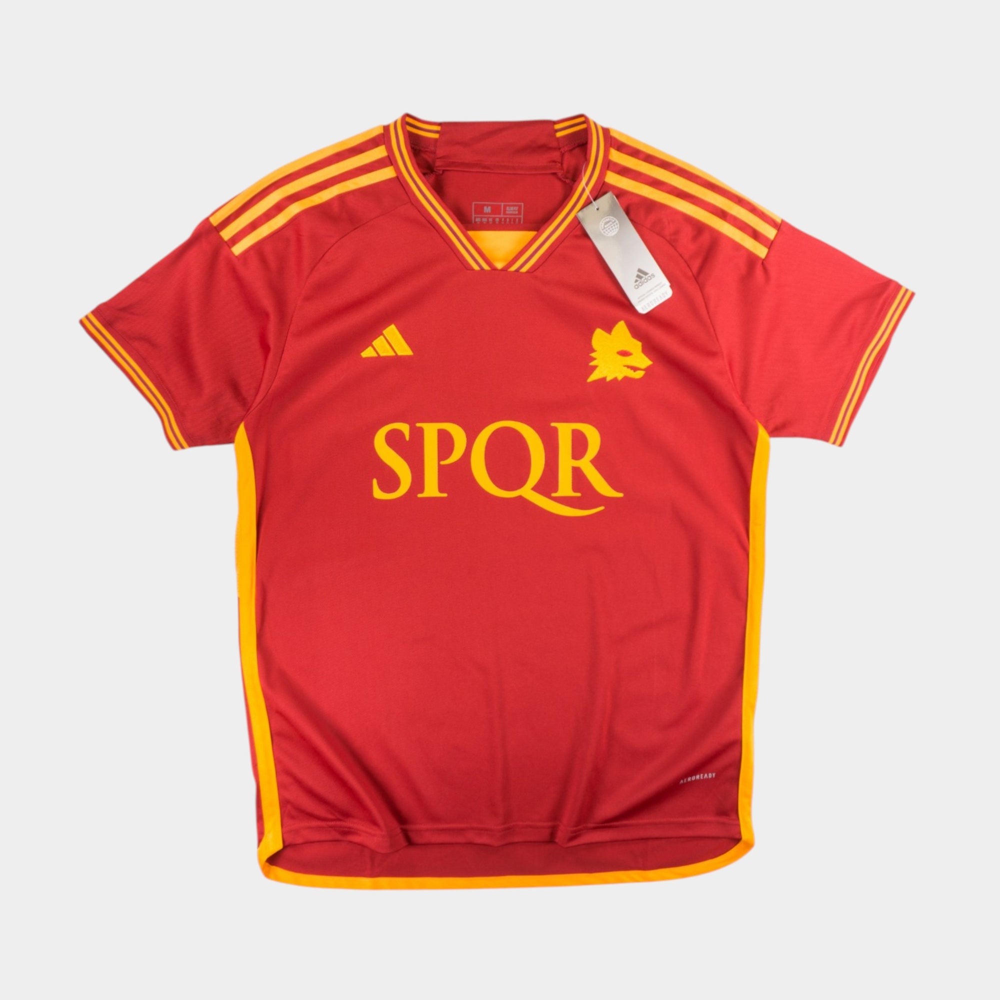 Adidas 2013/14 AS Roma Home Червено Джърси