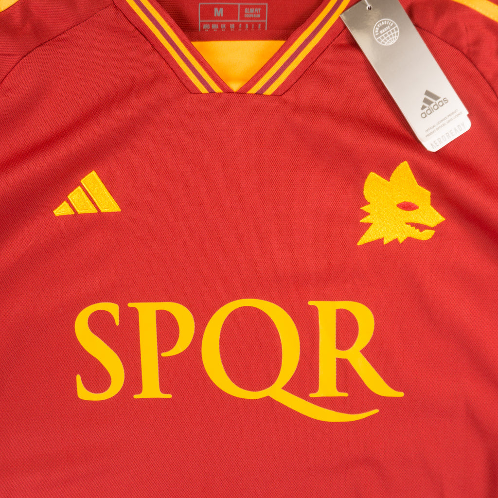 Adidas 2013/14 AS Roma Home Червено Джърси