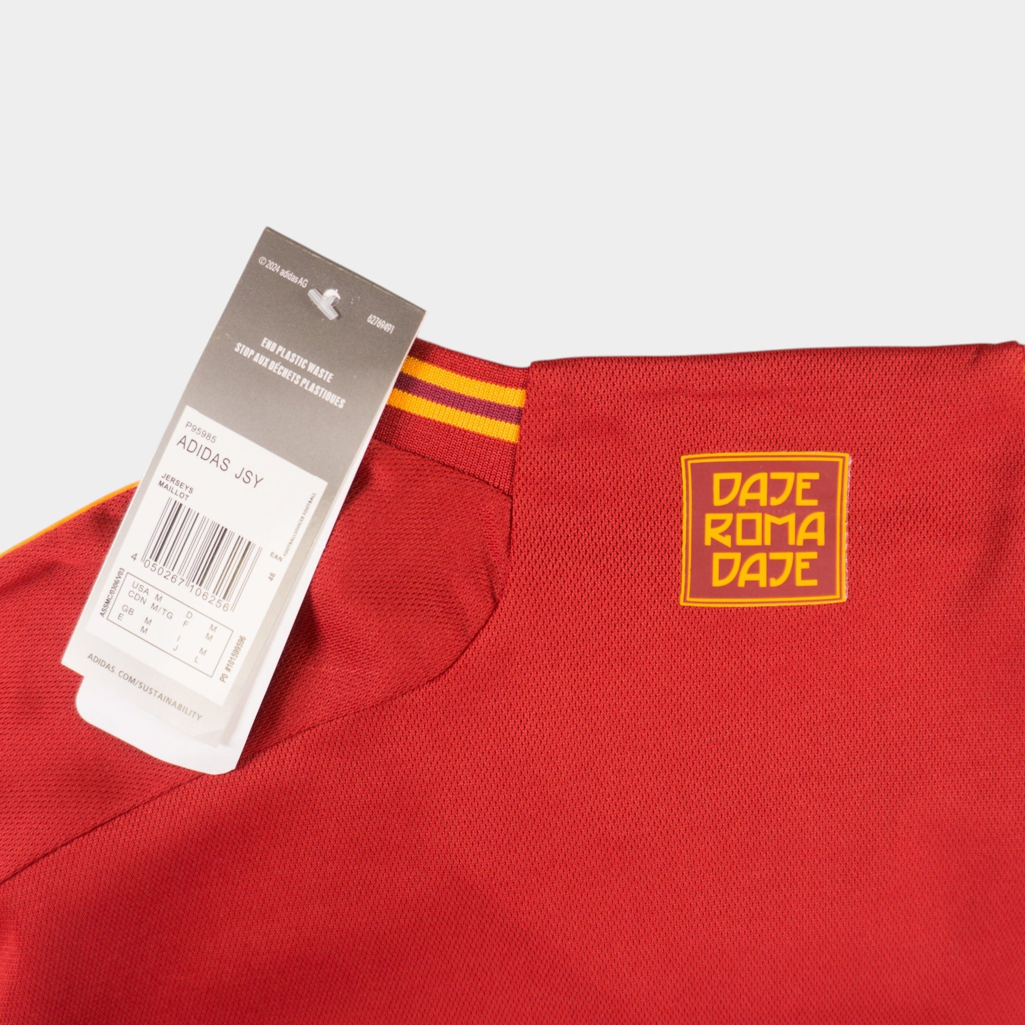 Adidas 2013/14 AS Roma Home Червено Джърси