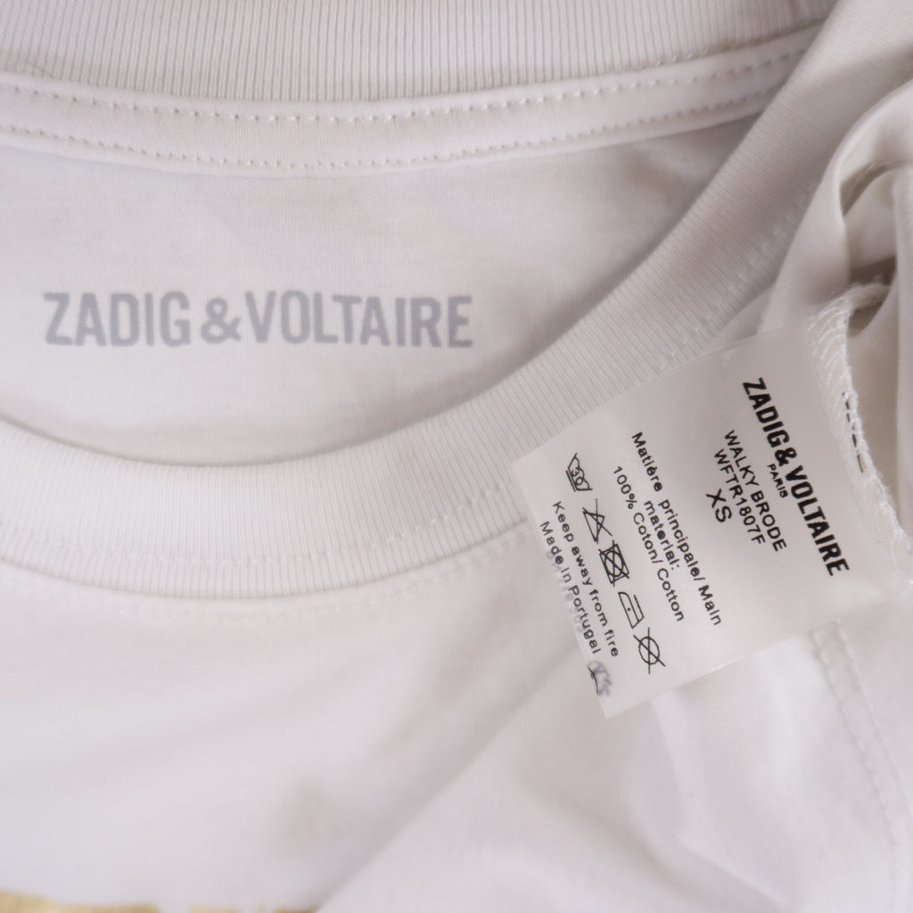 Zadig & Voltaire Бяла Тениска