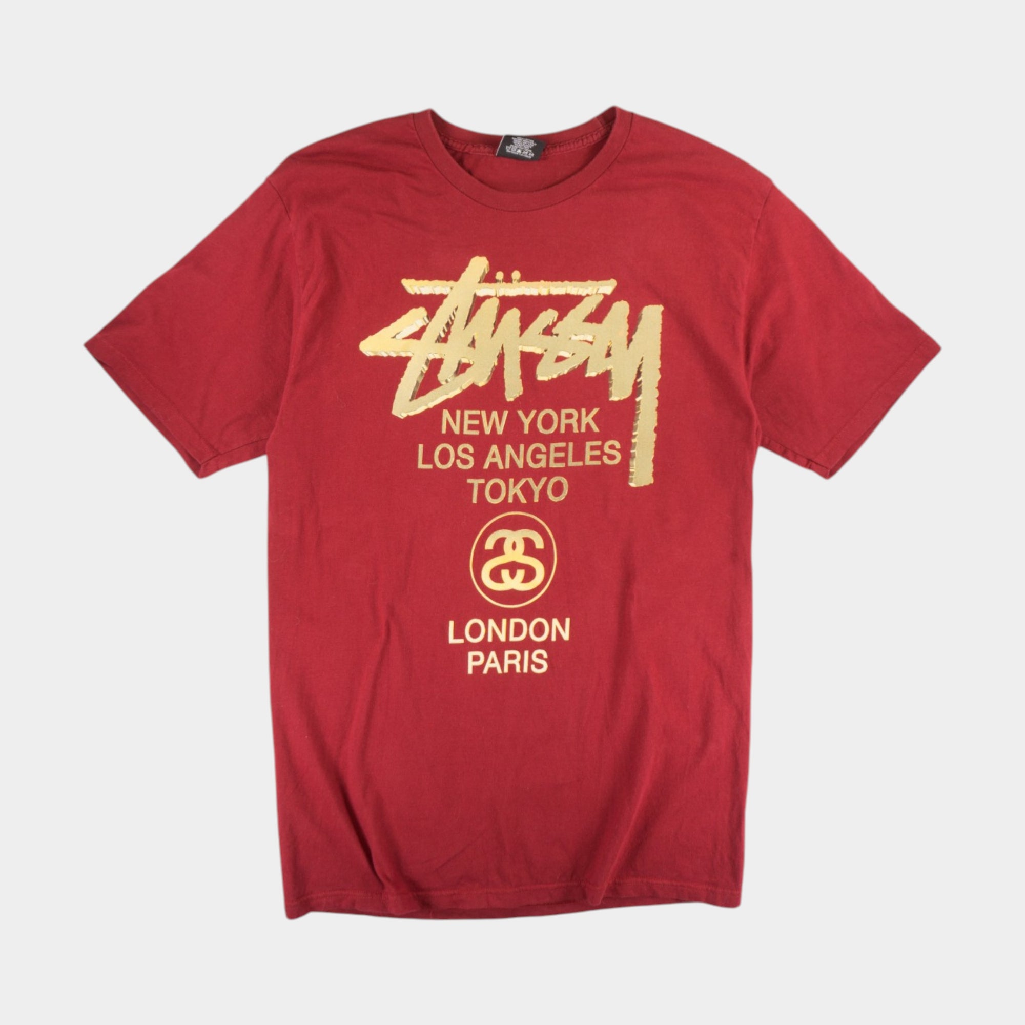 Stussy Червена Тениска