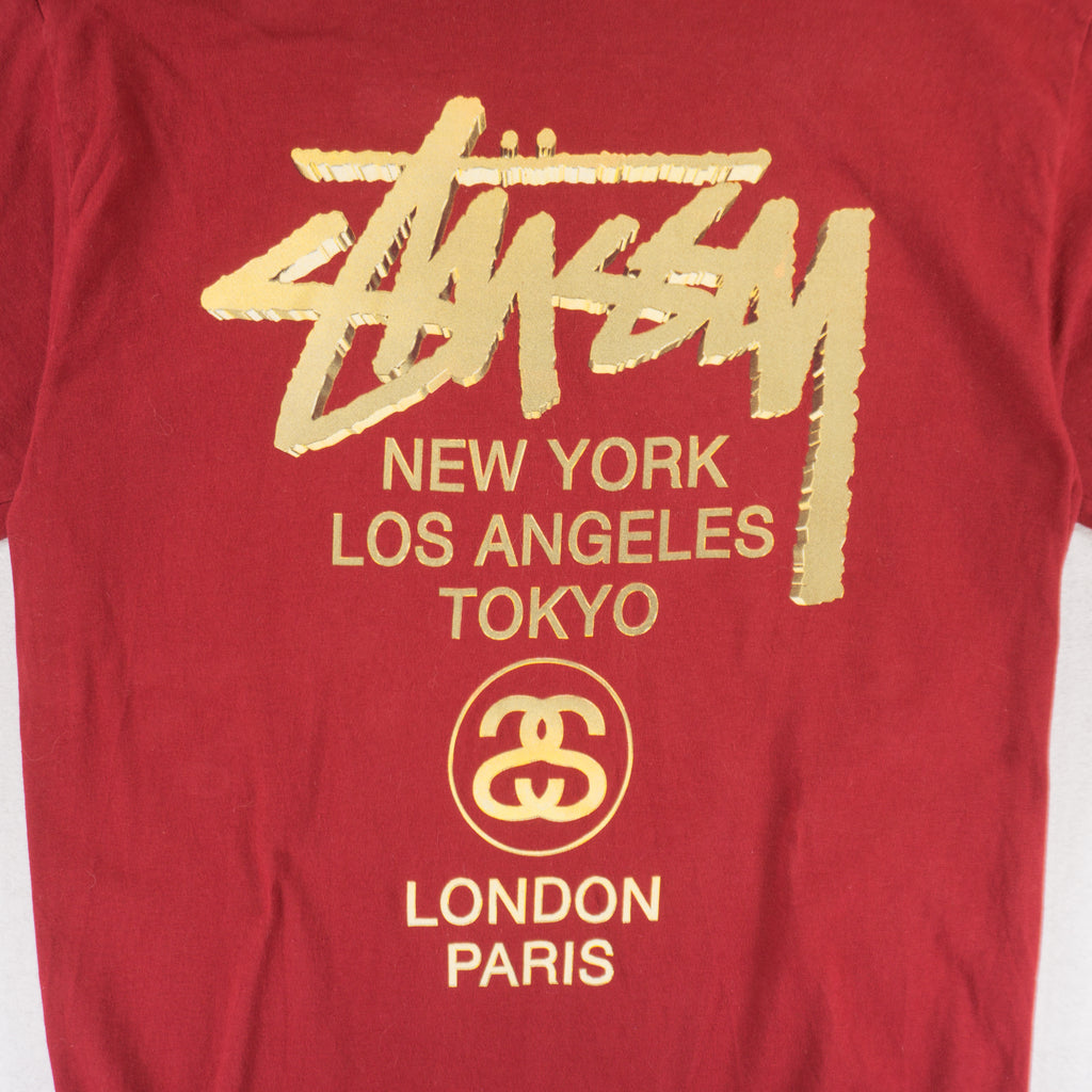 Stussy Червена Тениска