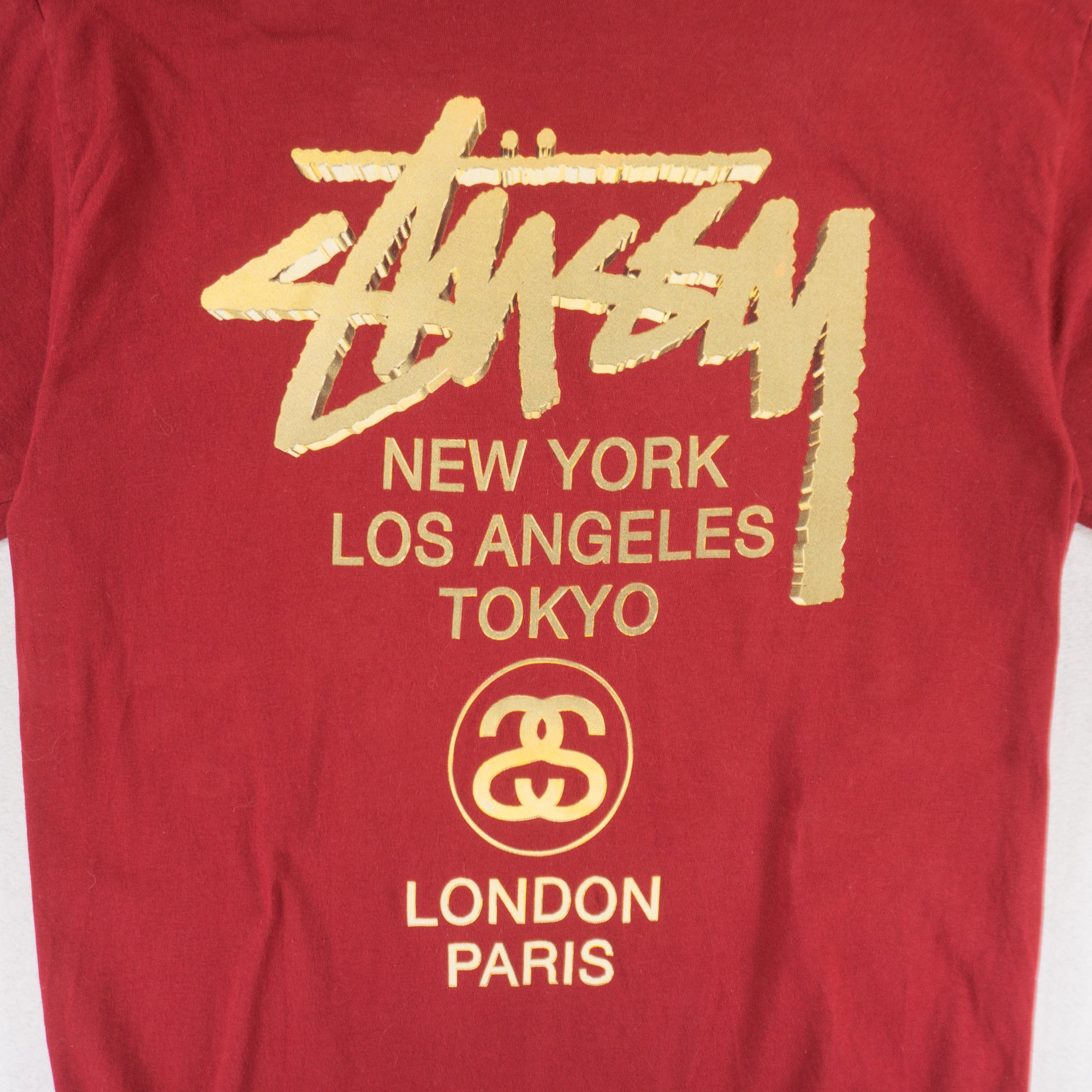 Stussy Червена Тениска