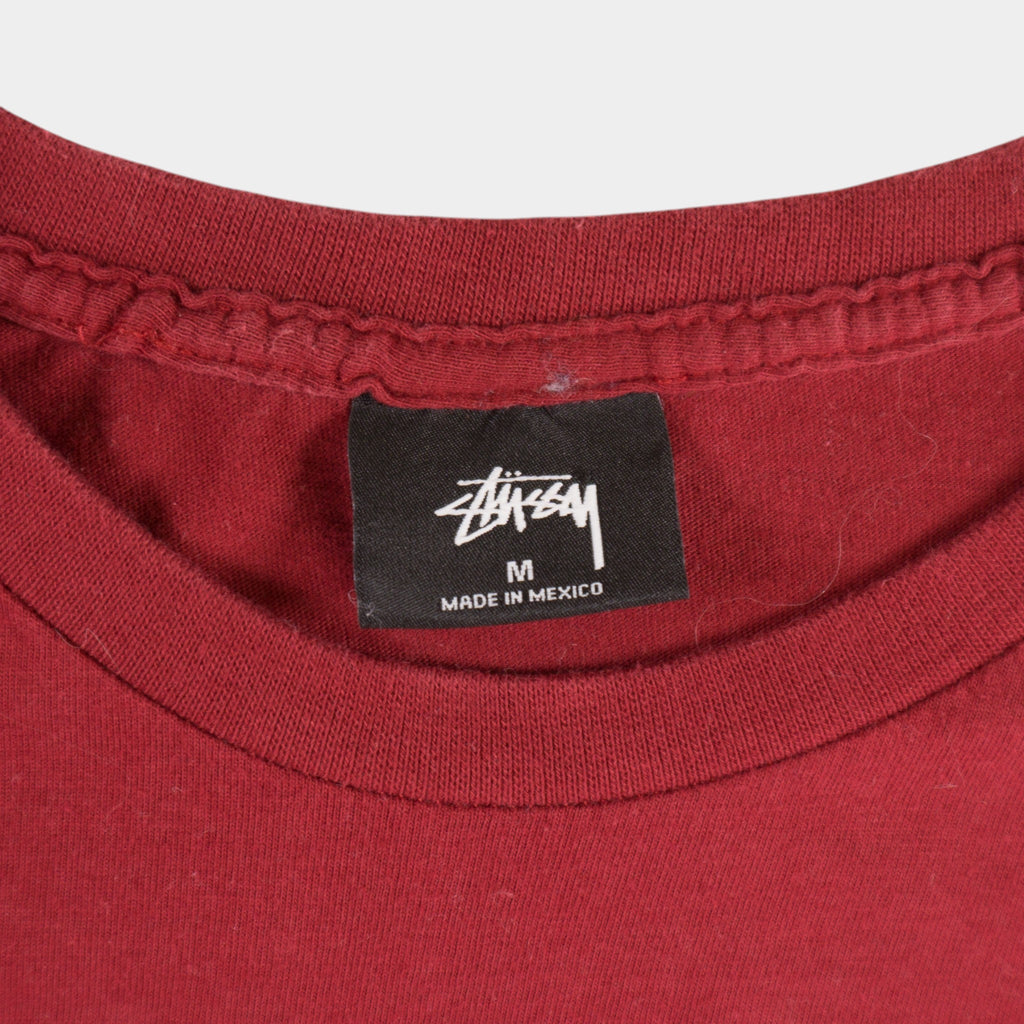 Stussy Червена Тениска
