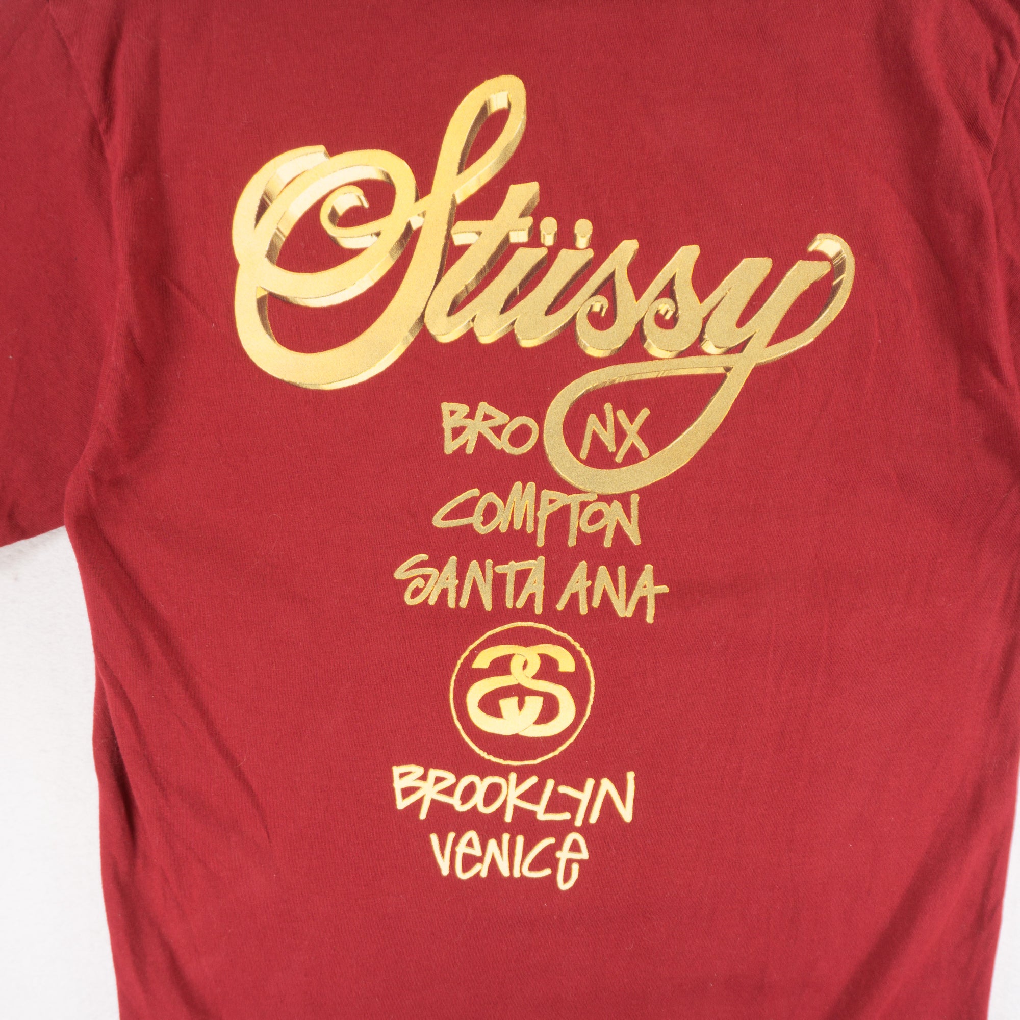 Stussy Червена Тениска