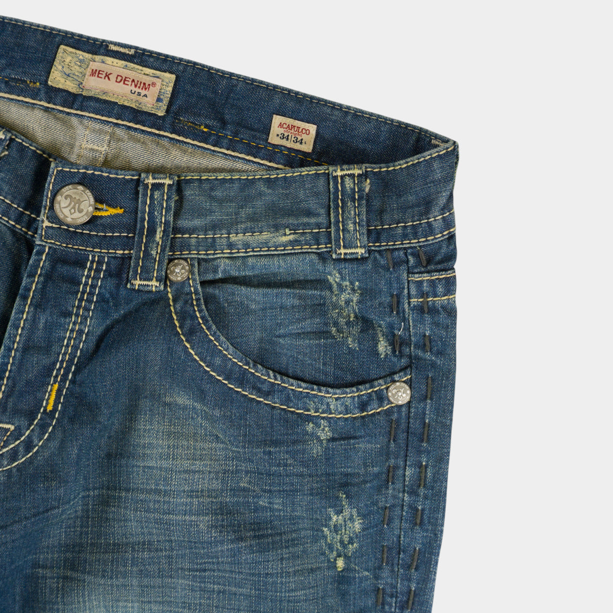Mek Denim USA Сини Дънки