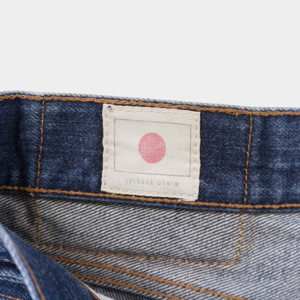 Han Kjobenhavn Сини Selvedge Дънки