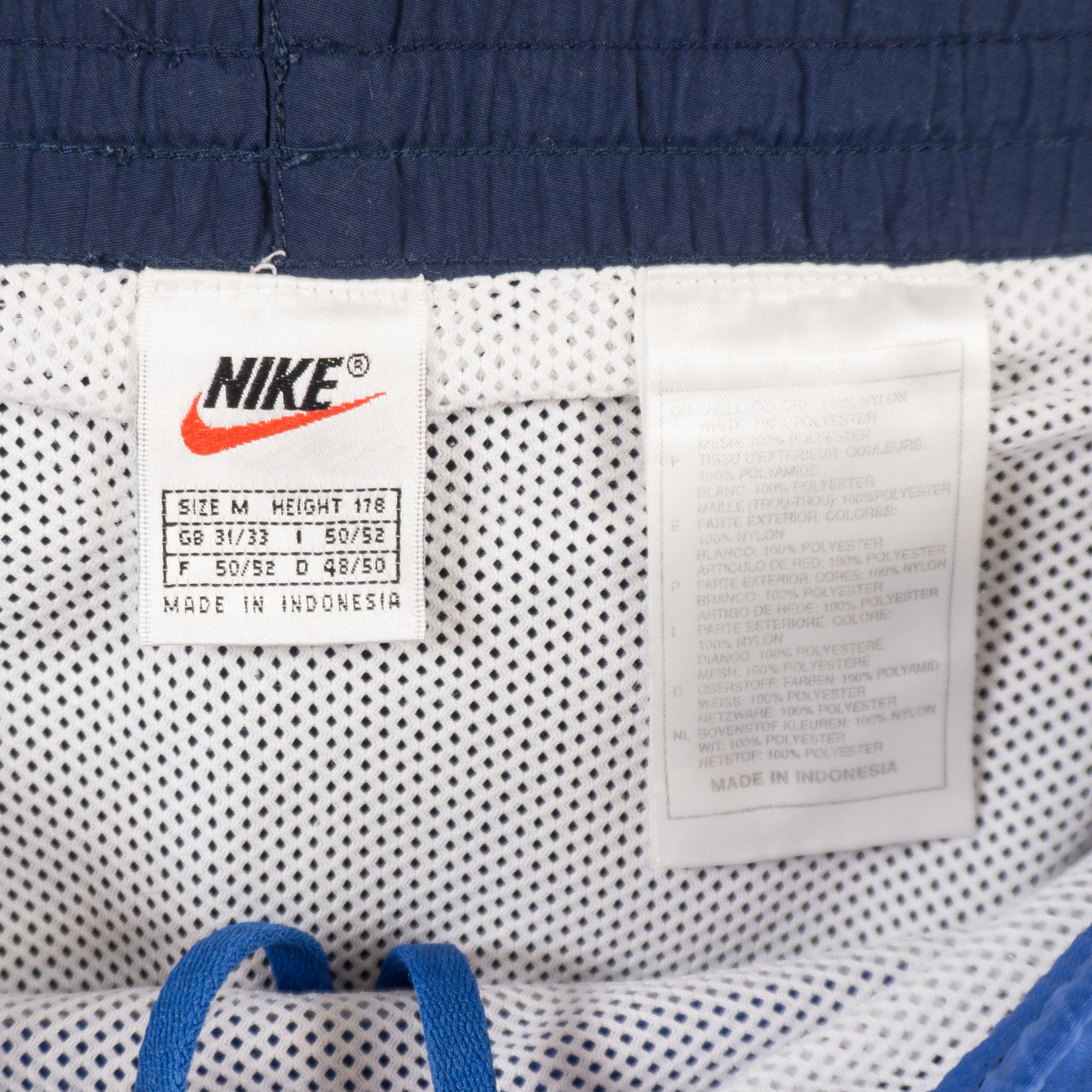 Nike Винтидж Сини Къси Панталони от 90те