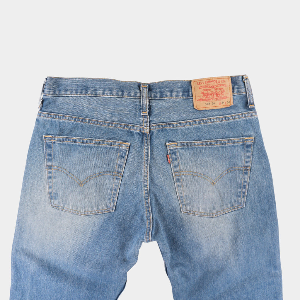 Levi's 507 Винтидж Сини Къси Дънки