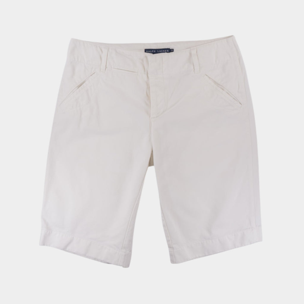 Ralph Lauren Винтидж Бели Къси Панталони