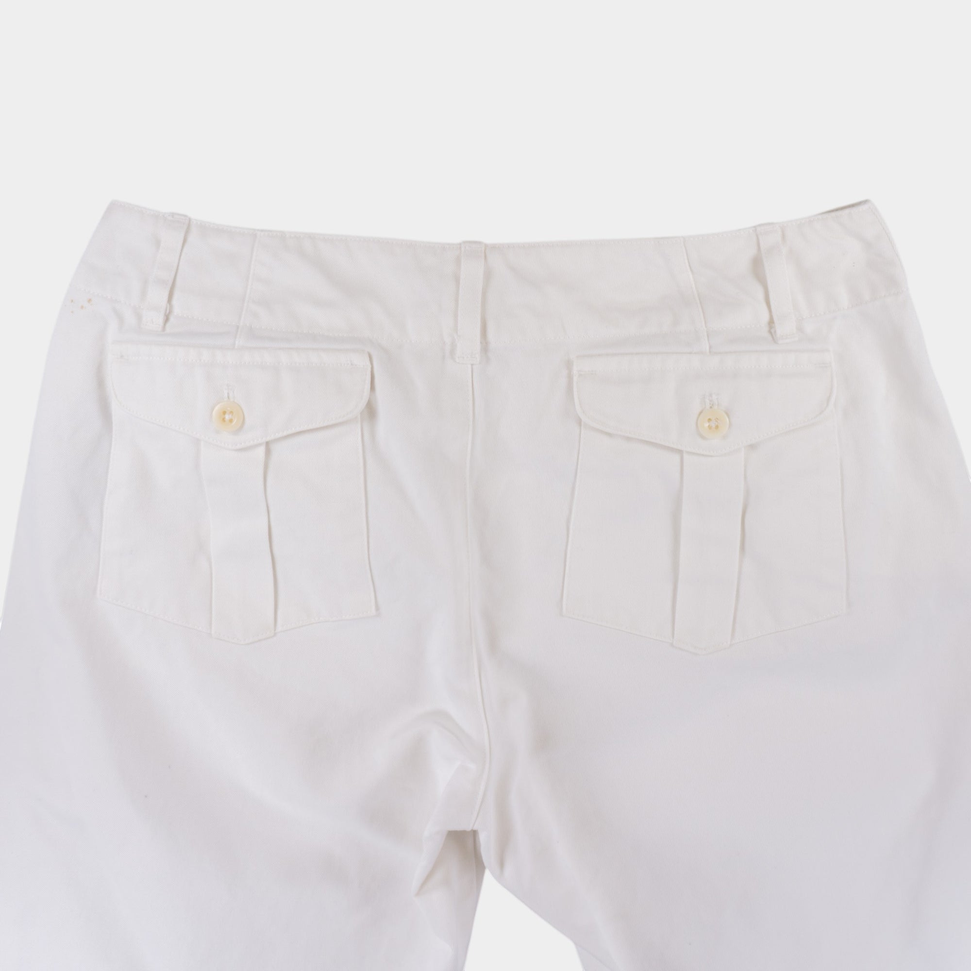 Ralph Lauren Винтидж Бели Къси Панталони
