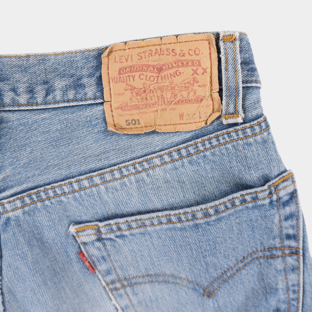 Levi's 501 Винтидж Сини Къси Дънки