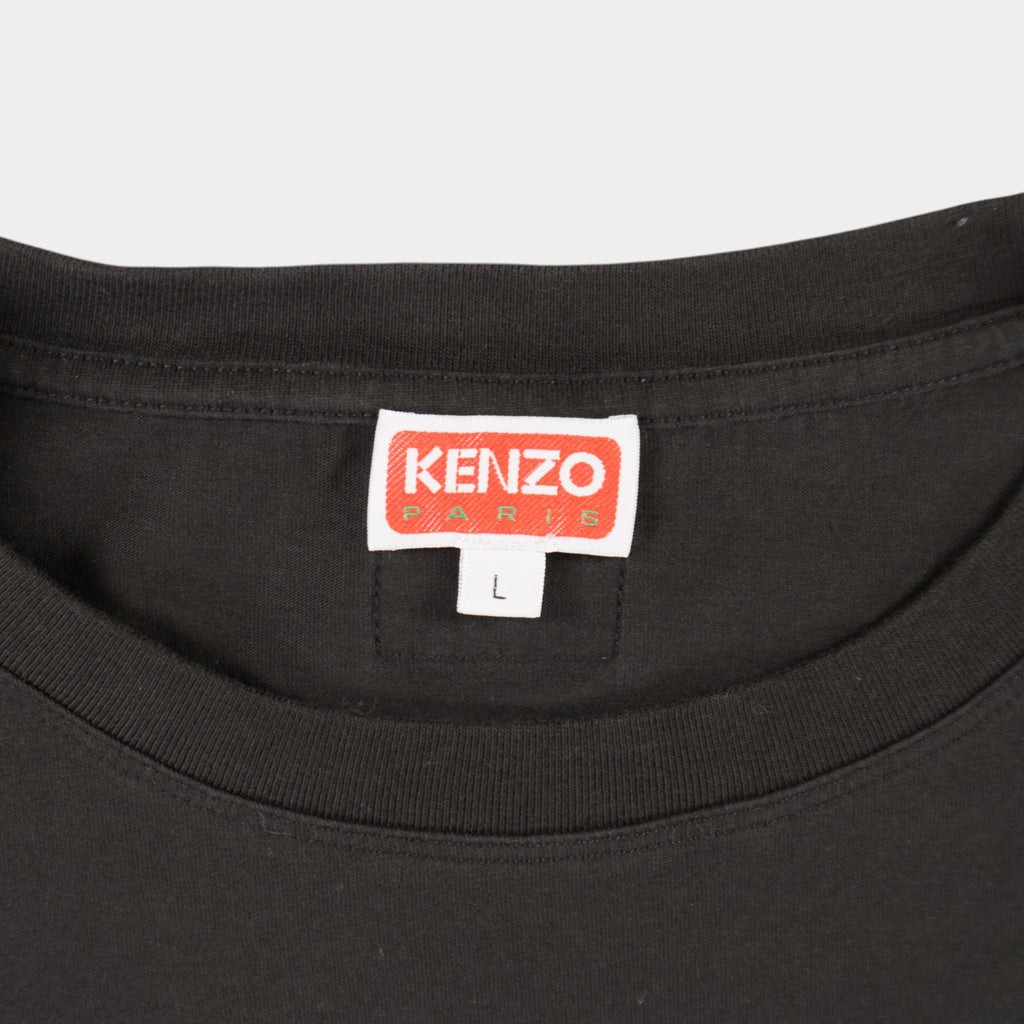 Kenzo Черна Тениска с Графика
