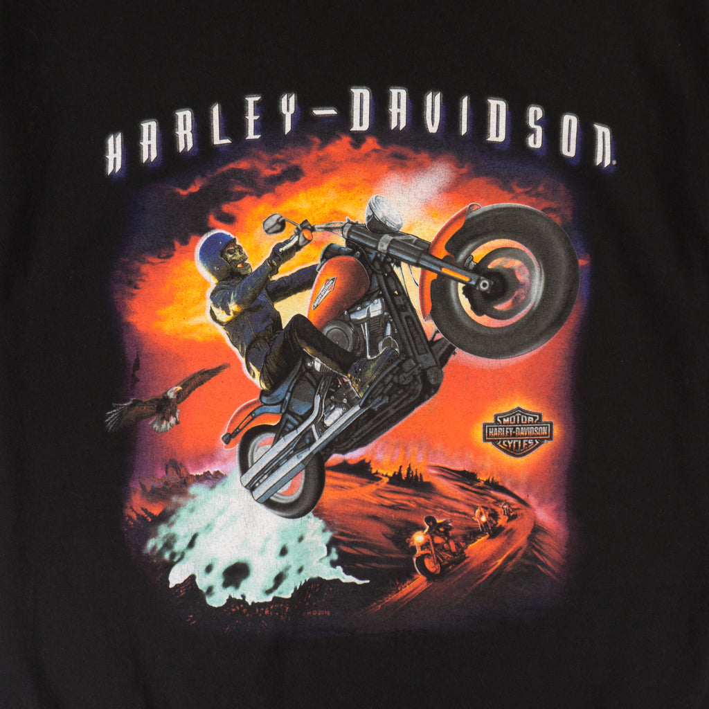 Harley-Davidson Винтидж Черна Тениска
