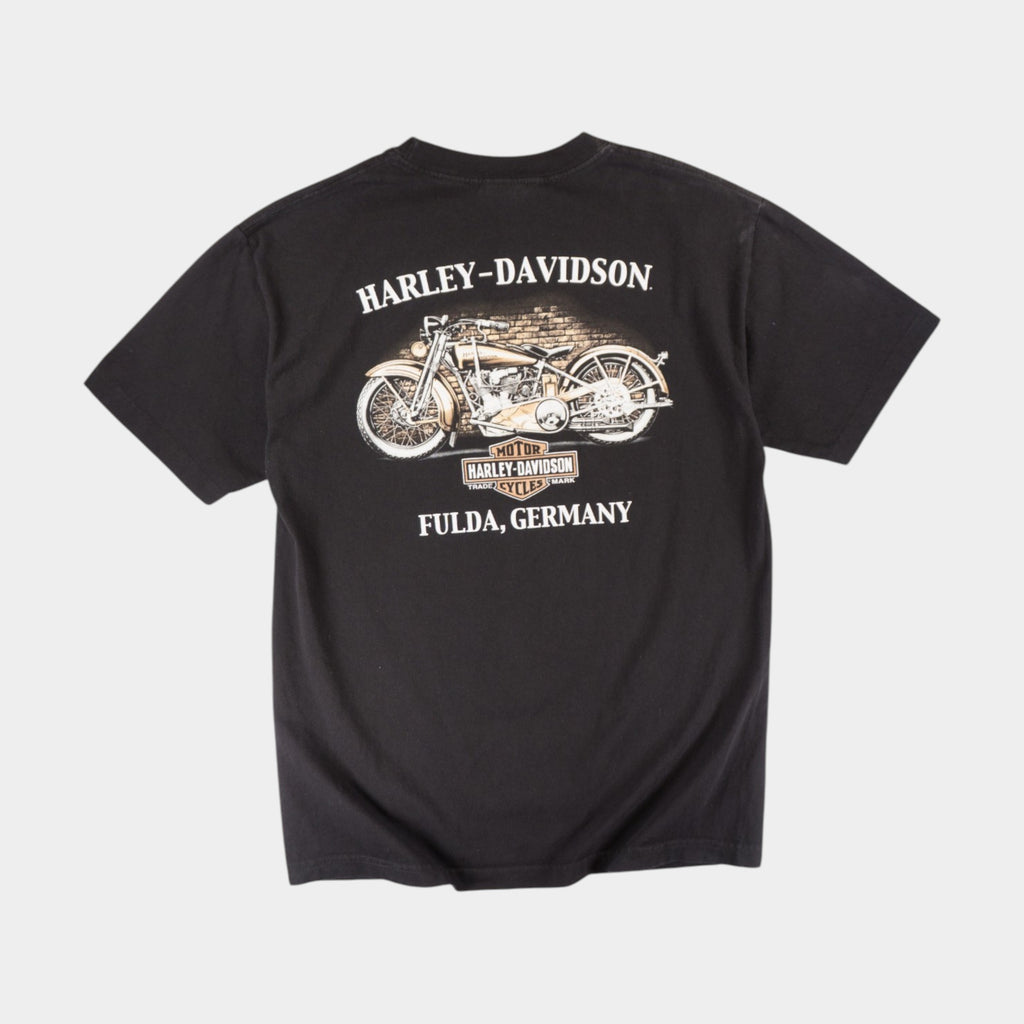 Harley-Davidson Винтидж Черна Тениска