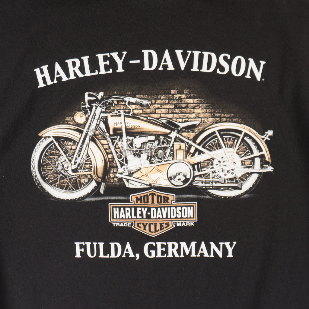 Harley-Davidson Винтидж Черна Тениска