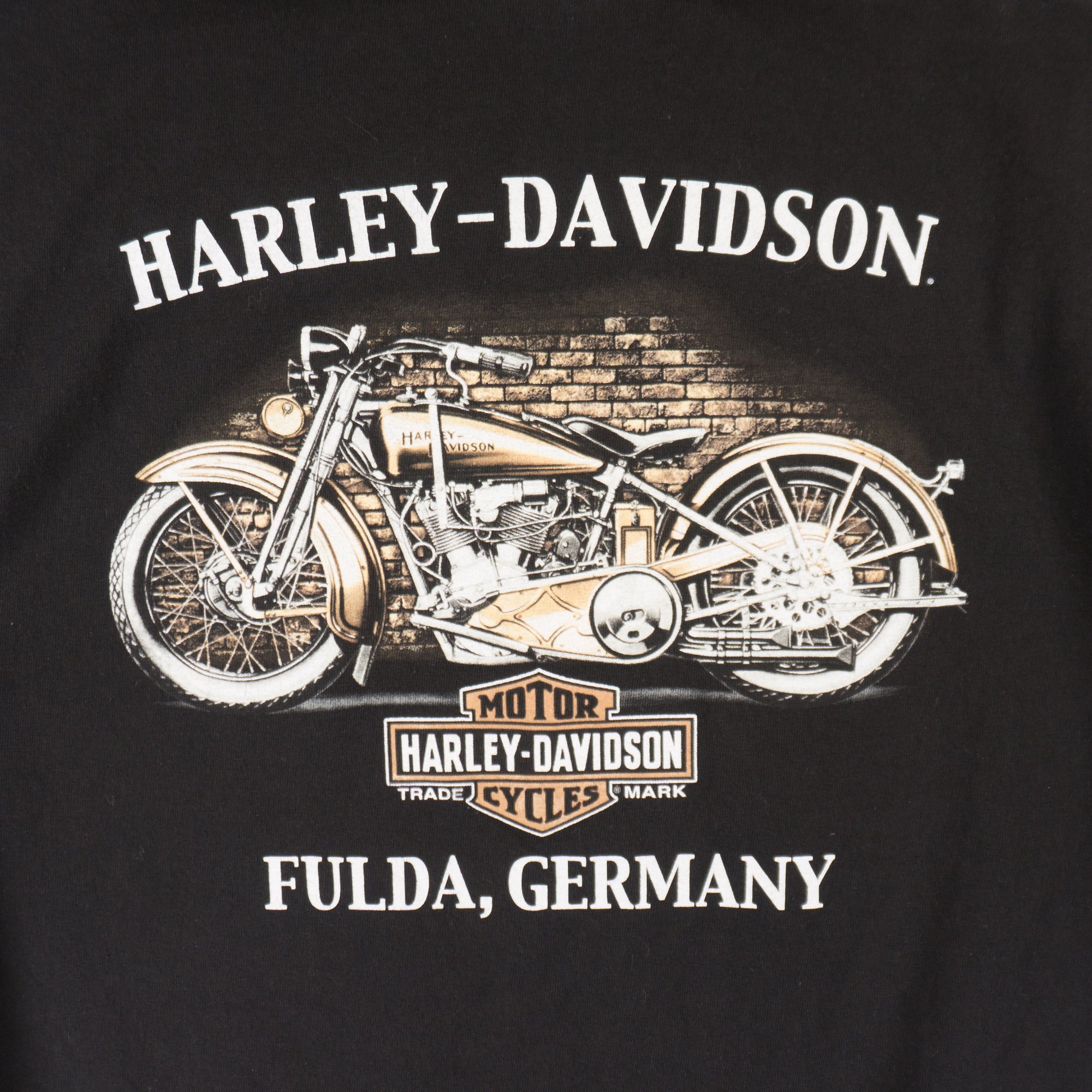 Harley-Davidson Винтидж Черна Тениска