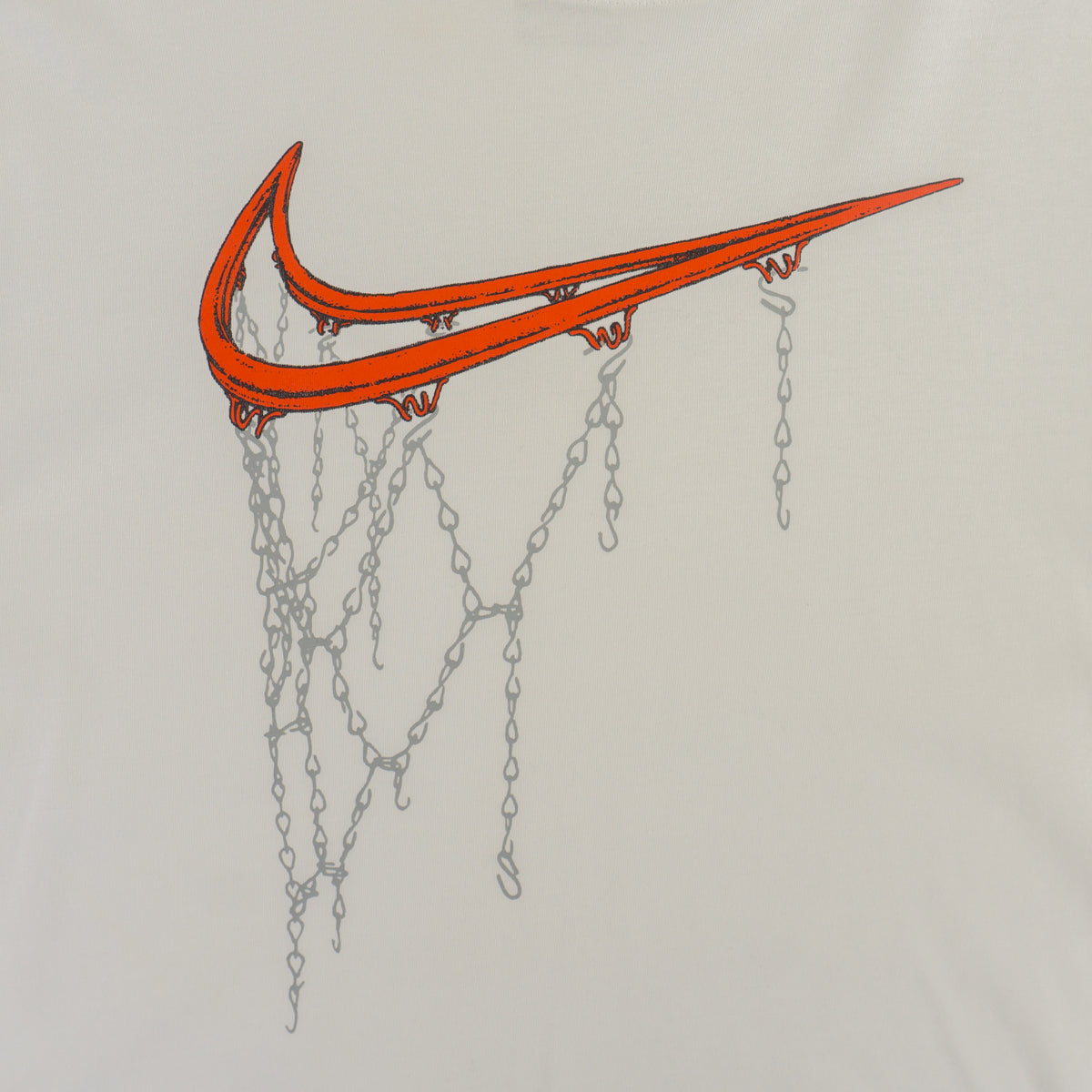 Nike Dri-Fit Бяла Тениска с Графика