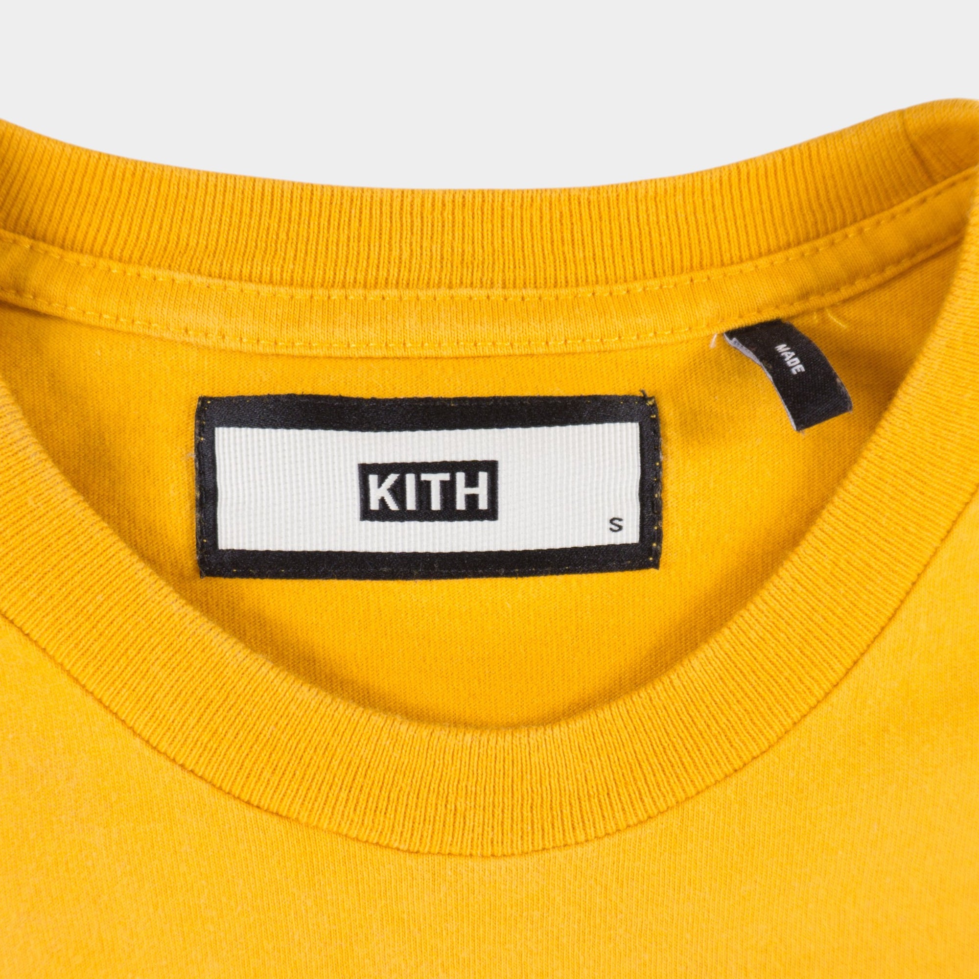 KITH Жълта Тениска