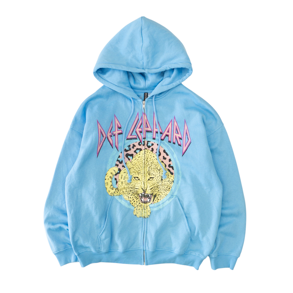 H&M X Def Leppard Суичър с Цип