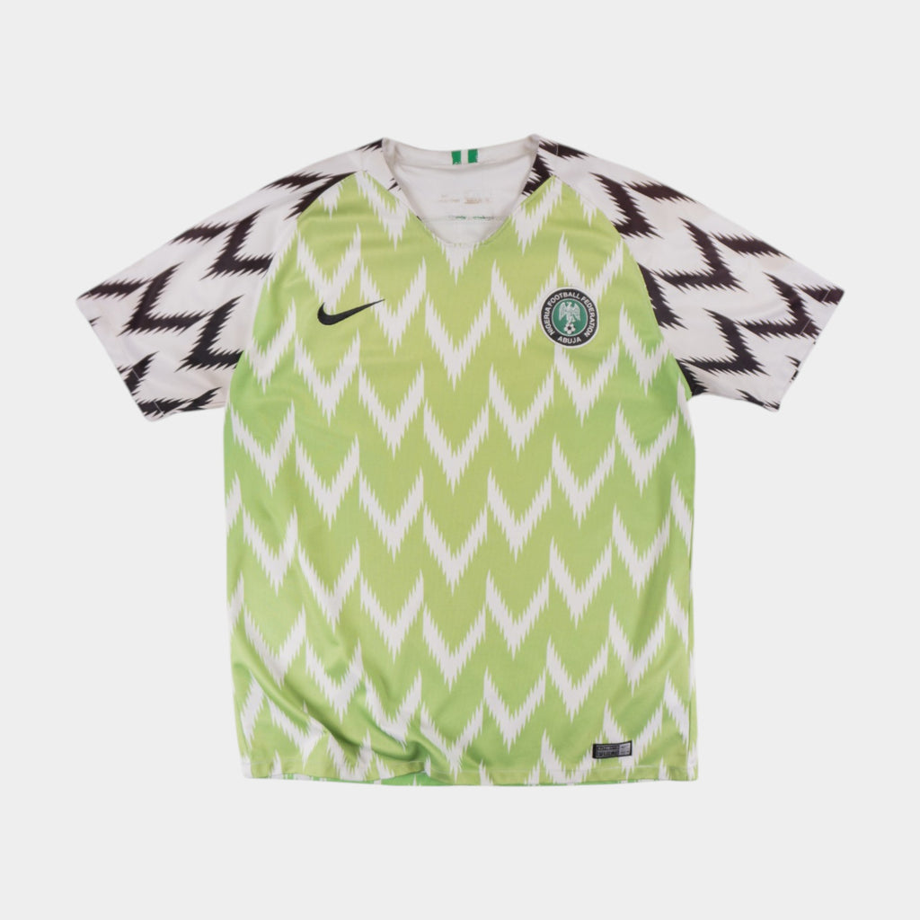 Nike 2018-19 Nigeria Home Зелено Джърси
