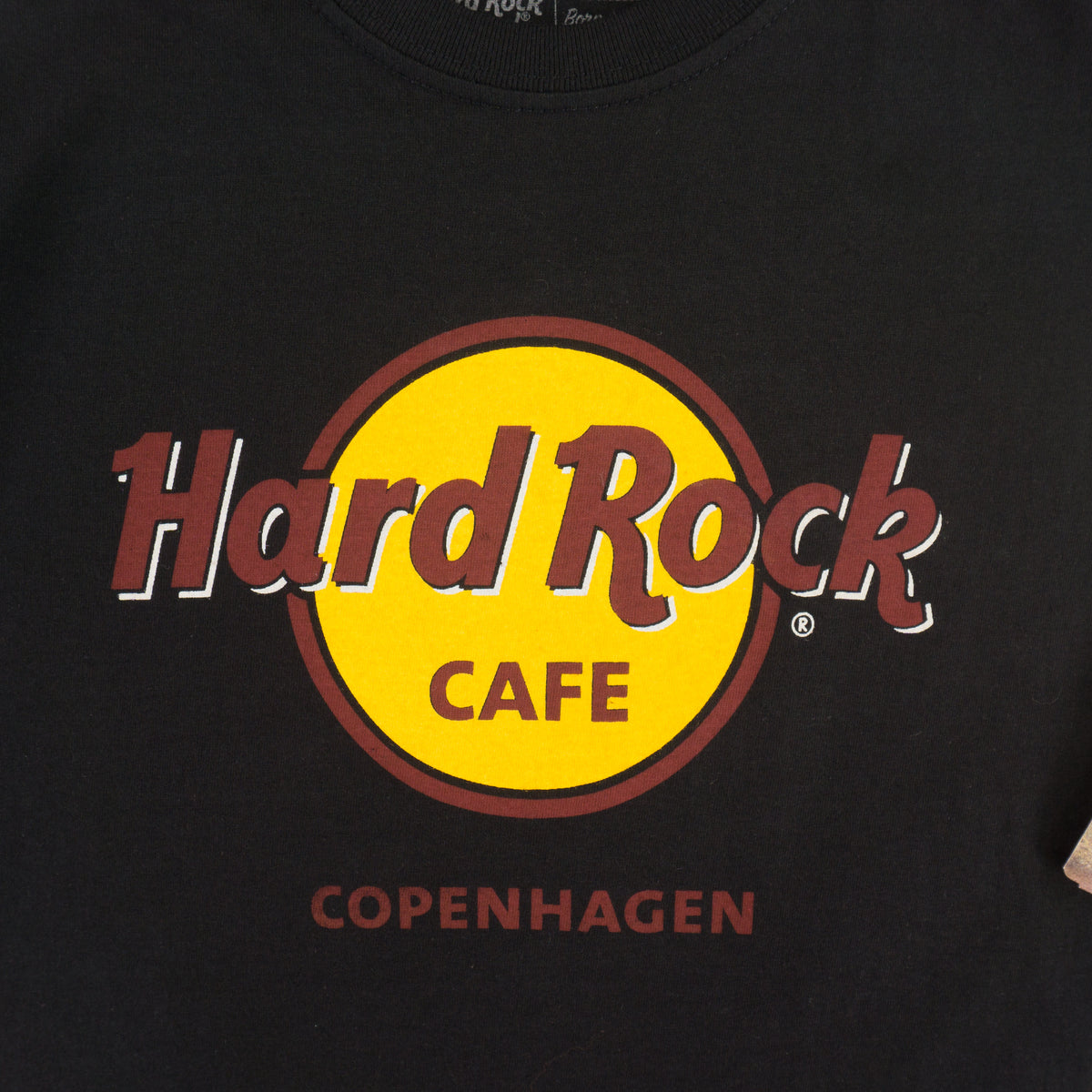 Hard Rock Cafe Copenhagen Черна Тениска с Графика