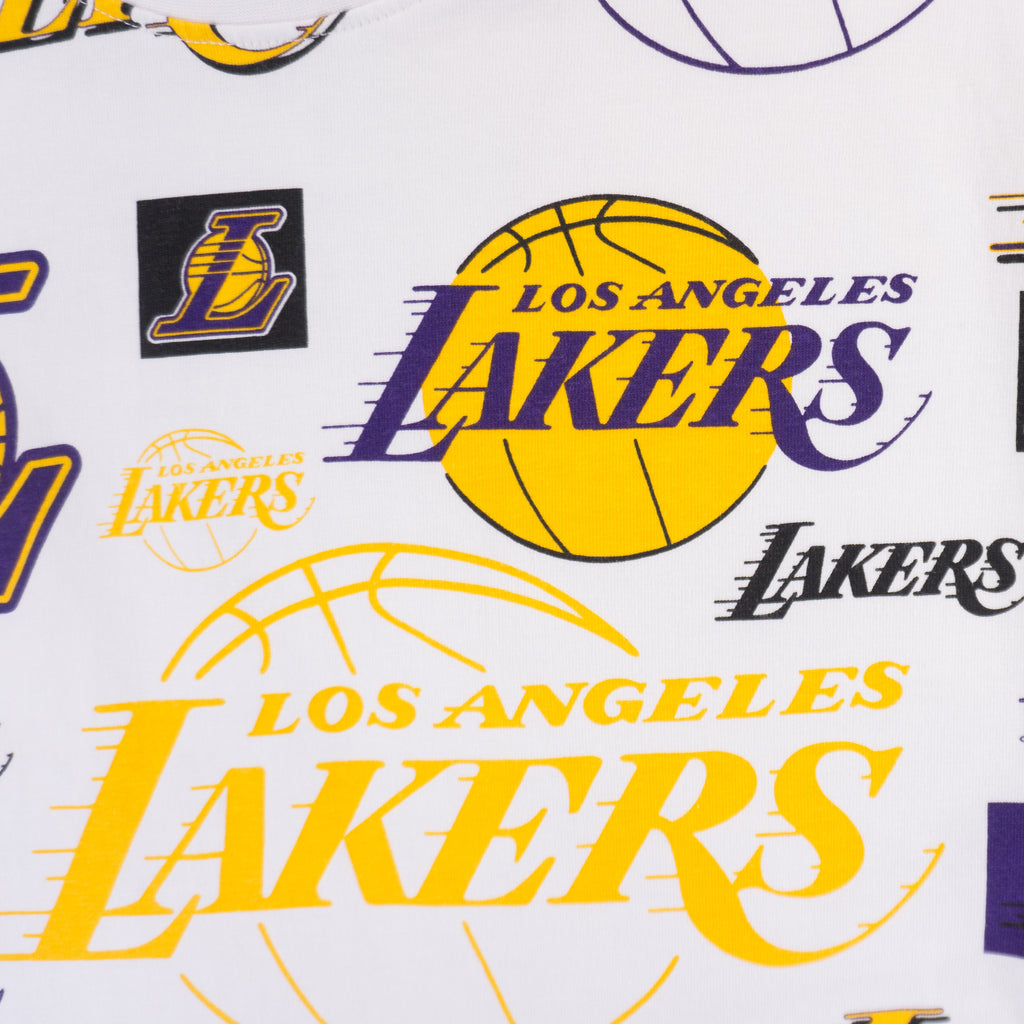NBA Lakers Кроп-Топ Бяла Тениска