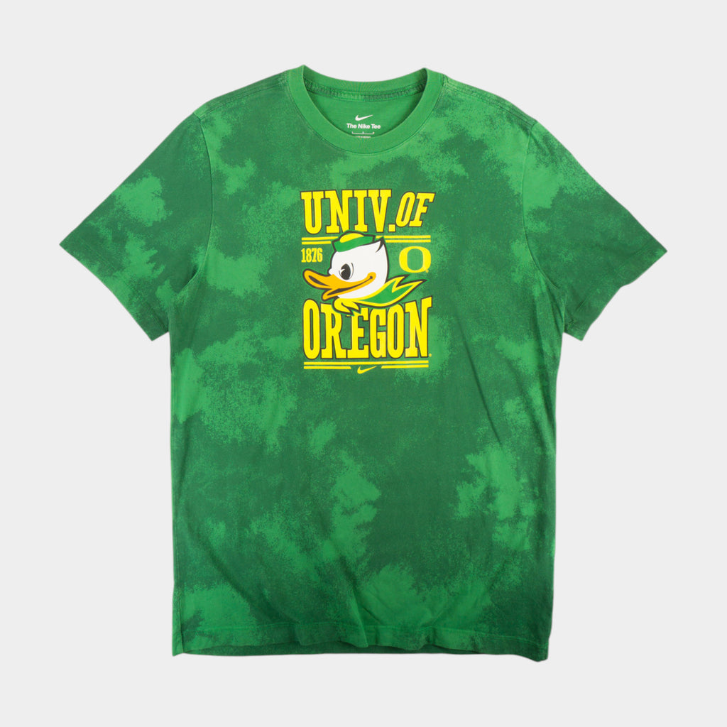 Nike University of Oregon Зелена Тениска с Графика