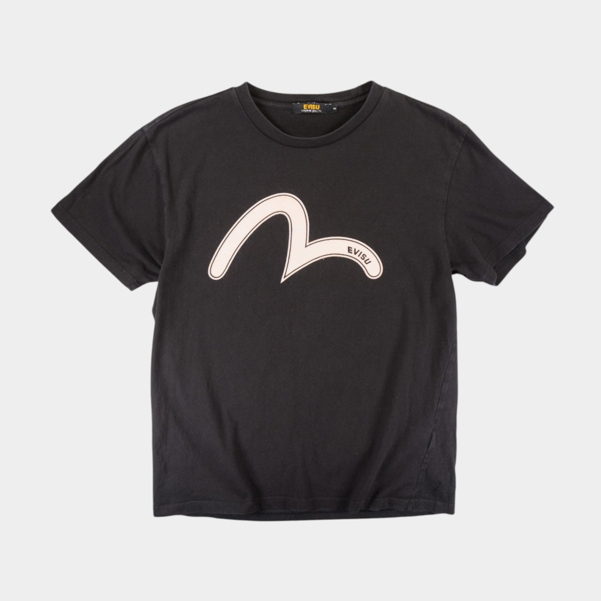Evisu Винтидж Черна Тениска